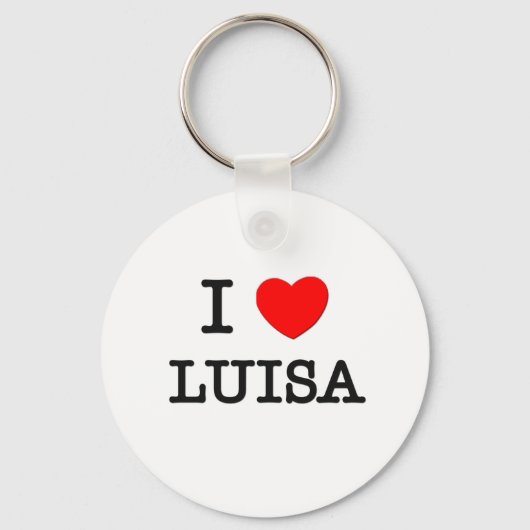 I Liebe Luisa Schlüsselanhänger (Vorderseite)