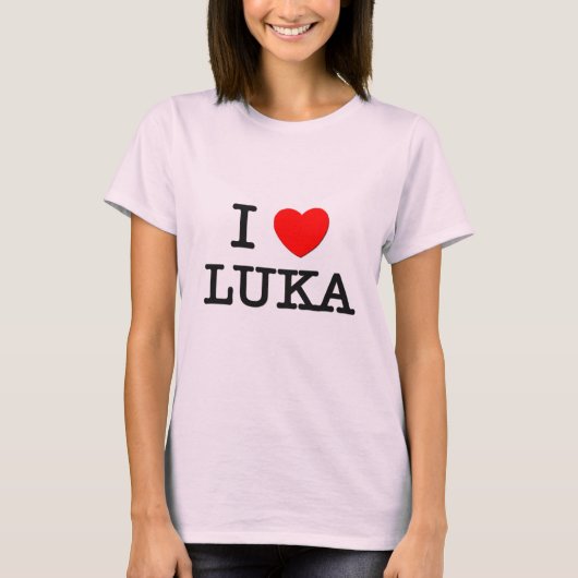 I Liebe Luka T-Shirt (Vorderseite)