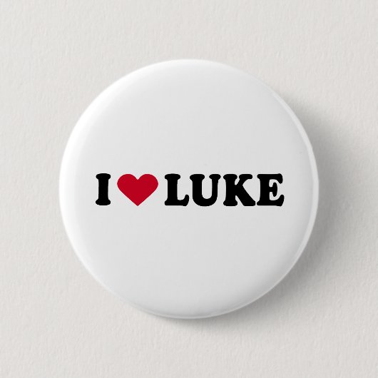 I LIEBE LUKE BUTTON (Vorderseite)