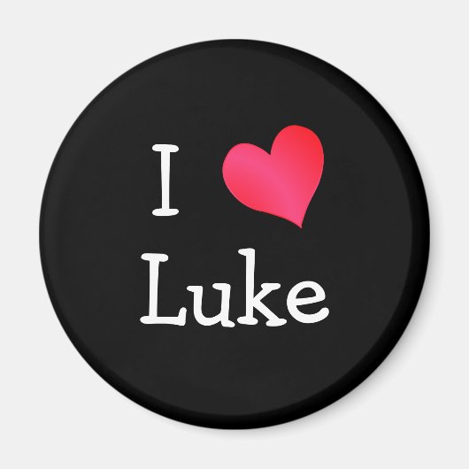 I Liebe Luke Magnet (Vorne)