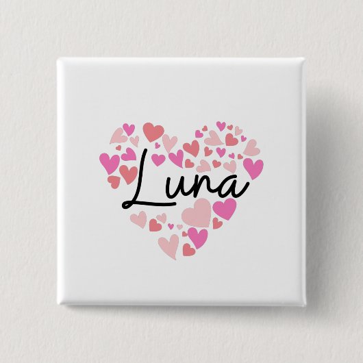 I Liebe Luna Button (Vorderseite)