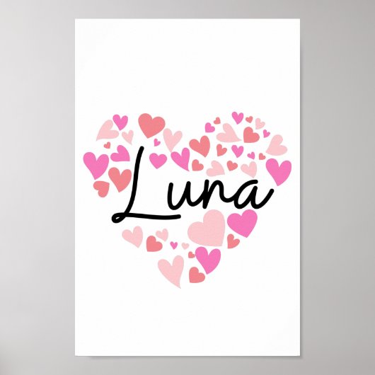 I Liebe Luna Poster (Vorne)