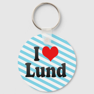 I Liebe Lund, Schweden. Zacke Alskar Lund, Schlüsselanhänger