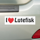 I Liebe Lutefisk Autoaufkleber (Auf Auto)