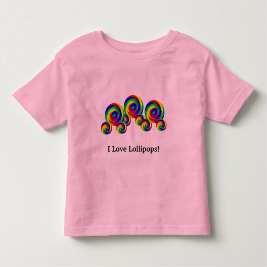 I Liebe-Lutscher-T - Shirtkinder Kleinkind T-shirt (Vorderseite)