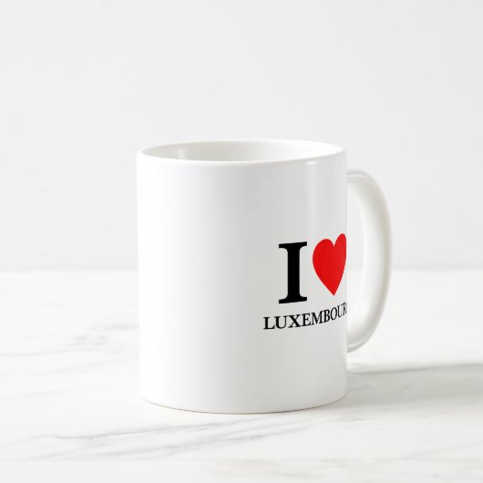 I Liebe Luxemburg Kaffeetasse (VorderseiteRechts)
