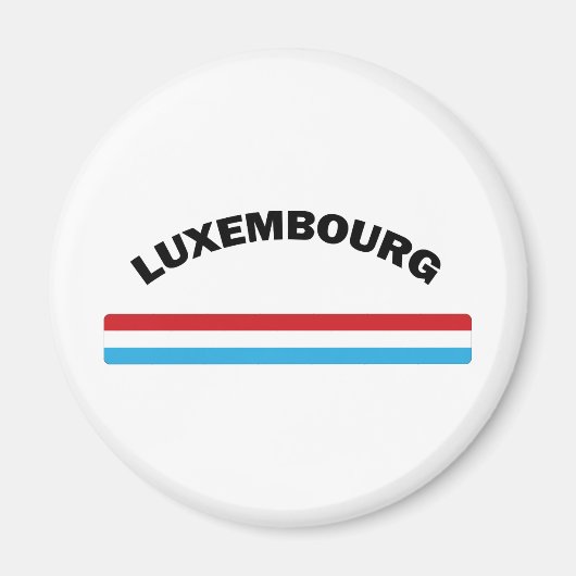I Liebe Luxemburg Magnet (Vorne)