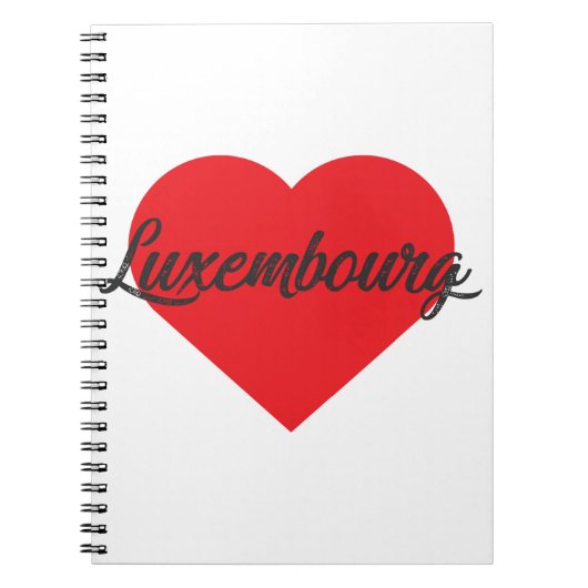 I Liebe Luxemburg Notizblock (Vorderseite)