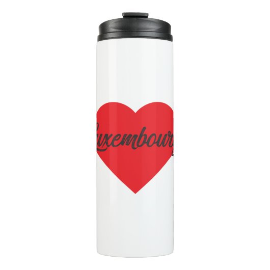 I Liebe Luxemburg Thermosbecher (Vorderseite)
