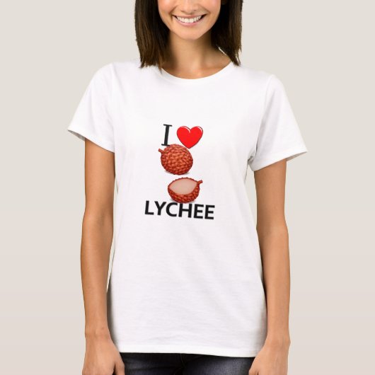 I Liebe Lychee T-Shirt (Vorderseite)
