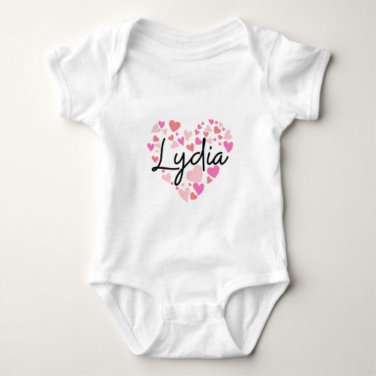 I Liebe Lydia Baby Strampler (Vorderseite)
