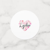 I Liebe Lydia Konfetti (Klein Vorderseite)