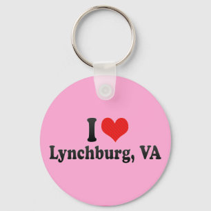 I Liebe Lynchburg, VA Schlüsselanhänger