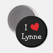 I Liebe Lynne Magnet (Vorderseite/Rückseite)