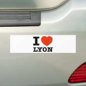 I Liebe Lyon Autoaufkleber (Auf Auto)