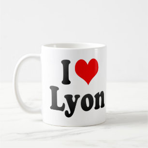 I Liebe Lyon, Frankreich Kaffeetasse