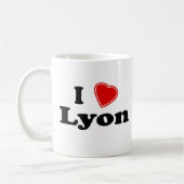 I Liebe Lyon Kaffeetasse (Links)