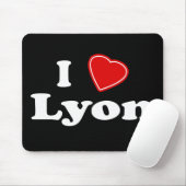 I Liebe Lyon Mousepad (Mit Mouse)