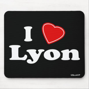 I Liebe Lyon Mousepad