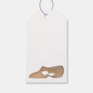 I Liebe Lyrical Tan Moderne Tanzlehrerschuh Geschenkanhänger