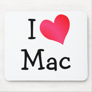 I Liebe Mac Mousepad
