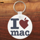 I Liebe Mac Schlüsselanhänger (Vorderseite)