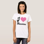 I Liebe Macarons T-Shirt (Vorne ganz)