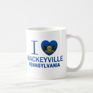 I Liebe Mackeyville, PA Kaffeetasse