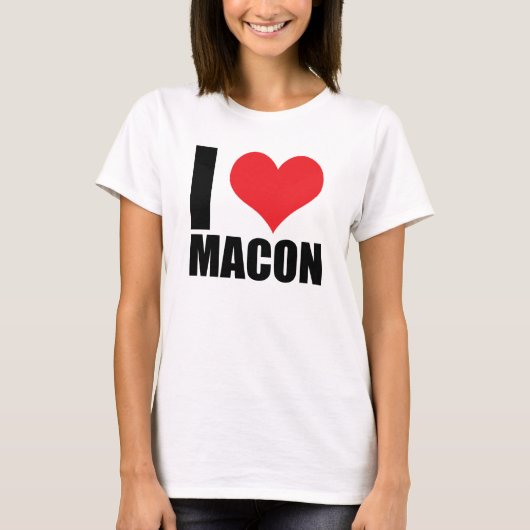 I Liebe Macon T-Shirt (Vorderseite)