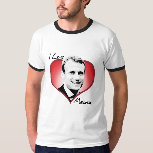 I Liebe Macron - T-Shirt (Vorderseite)