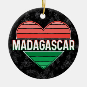 I Liebe Madagaskar, Madagaskar, Madagaskar Keramik Ornament