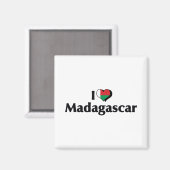 I Liebe Madagaskar Magnet (Vorderseite/Rückseite)