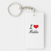 I Liebe Maddox Schlüsselanhänger (Vorderseite)