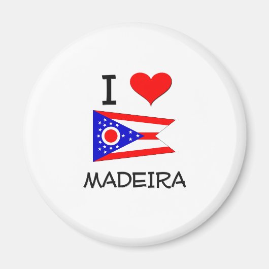 I Liebe Madeira Ohio Magnet (Vorne)