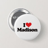 I Liebe Madison Button (Vorne & Hinten)