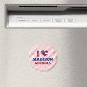 I Liebe Madison, Georgien Magnet (In Situ (Geschirrspüler))
