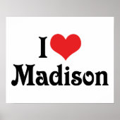 I Liebe Madison Poster (Vorne)
