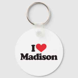 I Liebe Madison Schlüsselanhänger
