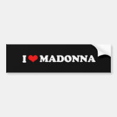 I LIEBE MADONNA AUTOAUFKLEBER (Vorne)