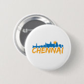 I Liebe Madras Chennai Tamil Language Zitat Button (Vorne & Hinten)