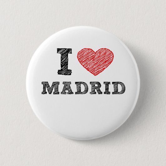 I Liebe Madrid Button (Vorderseite)