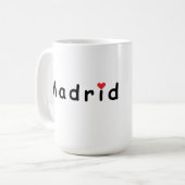 I Liebe Madrid Kaffeetasse (Vorderseite Links)