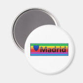 I Liebe Madrid Magnet (Vorderseite/Rückseite)