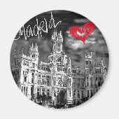I Liebe Madrid Magnet (Vorne)