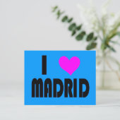 I Liebe Madrid Postcard Postkarte (Stehend Vorderseite)