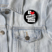 I Liebe Madrid Spanien Button (Beispiel)
