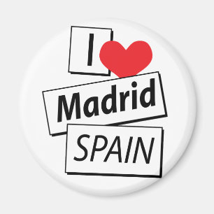 I Liebe Madrid Spanien Magnet