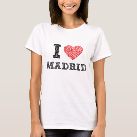I Liebe Madrid T-Shirt (Vorderseite)