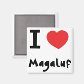 I Liebe Magalluf Magnet (Vorderseite/Rückseite)