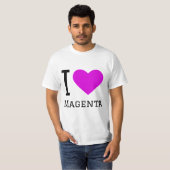 I Liebe magenta T-Shirt (Vorne ganz)